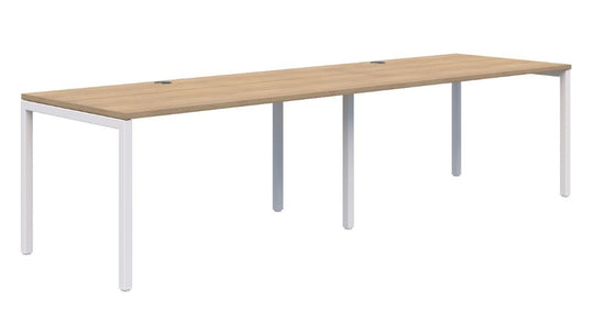 Accent Avero 2 Pod Inline Desk - White Base