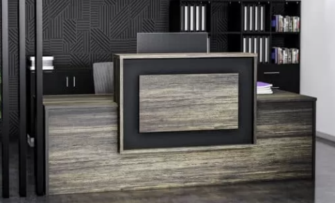 Tasman Reception Counter - 2400x800x1125mm