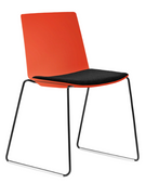 Chair Solutions Jubel Sled Chair Seat Upholstered