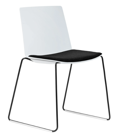 Load image into Gallery viewer, Chair Solutions Jubel Sled Chair Seat Upholstered
