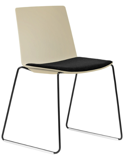 Load image into Gallery viewer, Chair Solutions Jubel Sled Chair Seat Upholstered
