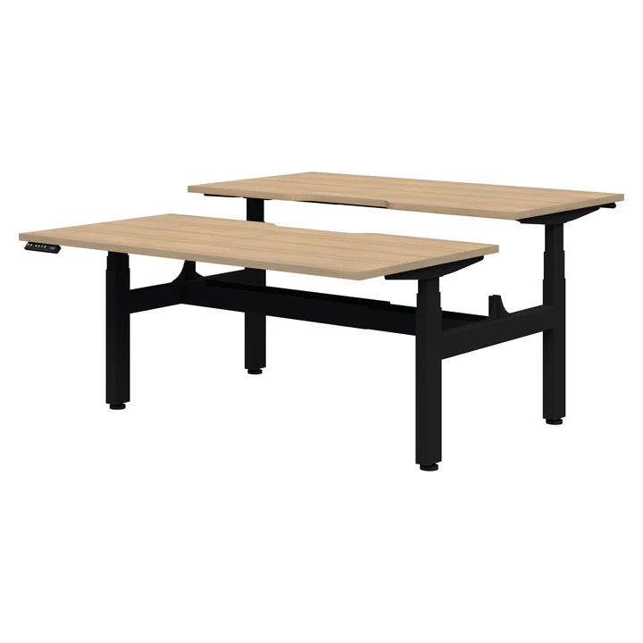 Load image into Gallery viewer, Pintari 2 Pod Back to Back Dual Motor - Standing Desk - Black Base
