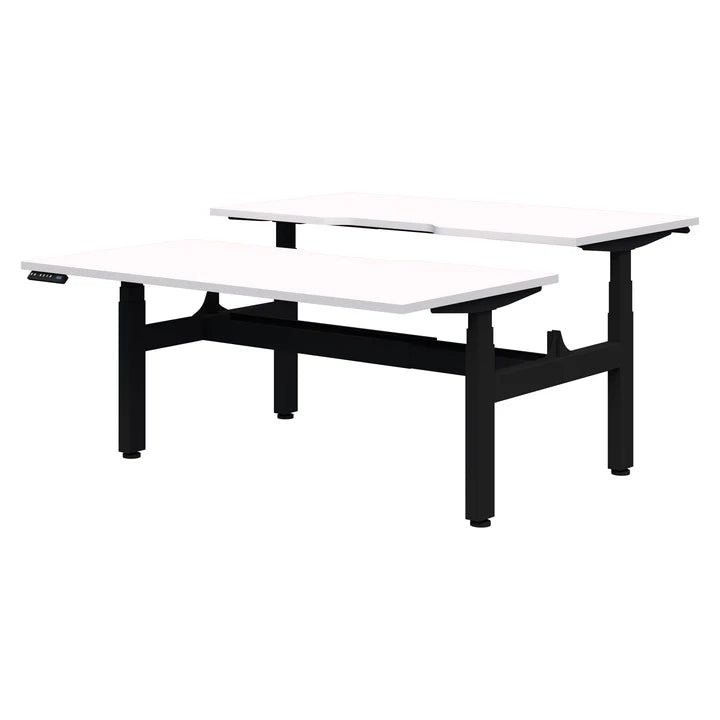 Load image into Gallery viewer, Pintari 2 Pod Back to Back Dual Motor - Standing Desk - Black Base
