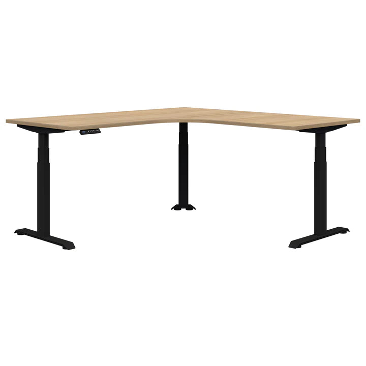Load image into Gallery viewer, Pintari Standing Workstation Desk - Black Base
