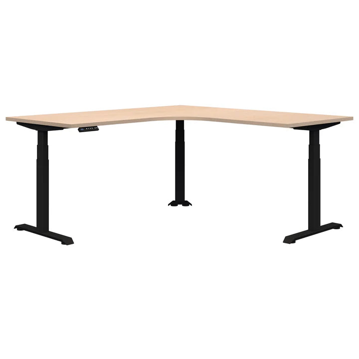 Load image into Gallery viewer, Pintari Standing Workstation Desk - Black Base
