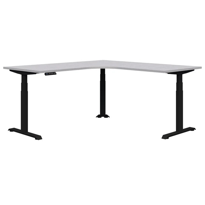 Load image into Gallery viewer, Pintari Standing Workstation Desk - Black Base
