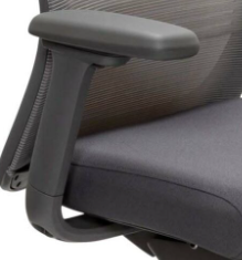 Buro Luna Task Chair Arms (Pair)- Height & Width Adjustable