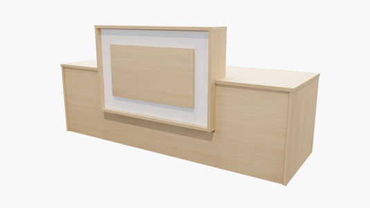 Tasman Reception Counter - 2400x800x1125mm