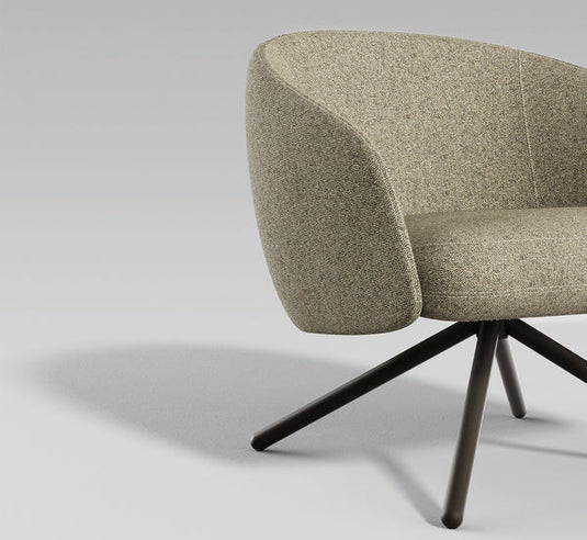 B&T Design Bonny Swivel Lounge Chair