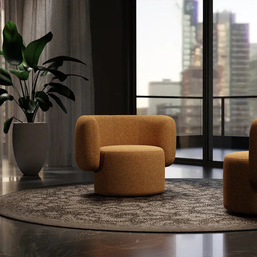 B&T Design Ora Swivel Lounge Chair