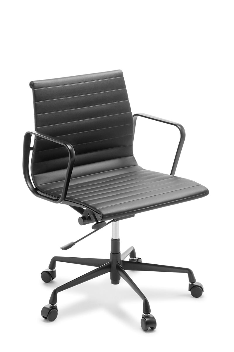 Load image into Gallery viewer, Eames Replica Classic Mid Back Chair - Black Frame
