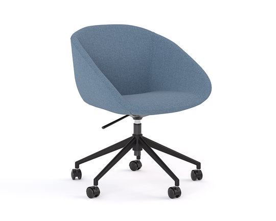 Knight Camellia Castor Chair