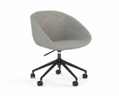 Knight Camellia Castor Chair