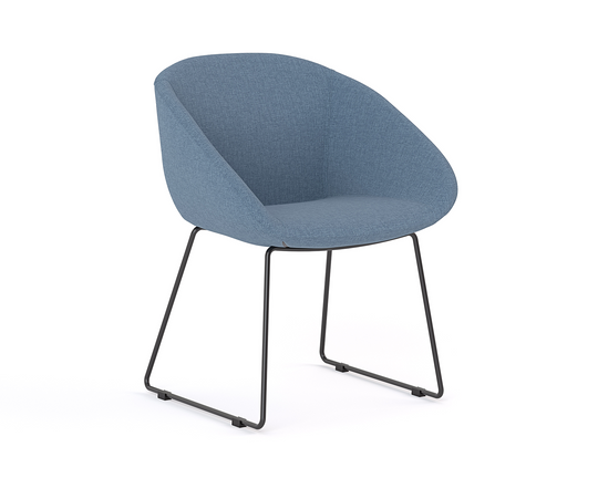 Knight Camellia Sled Chair