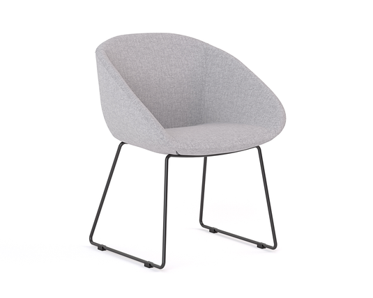 Knight Camellia Sled Chair
