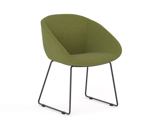 Knight Camellia Sled Chair