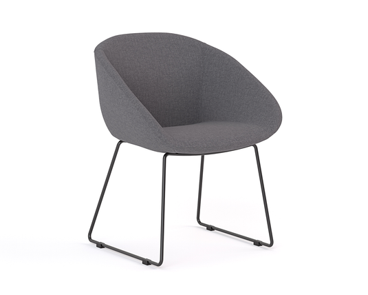 Knight Camellia Sled Chair