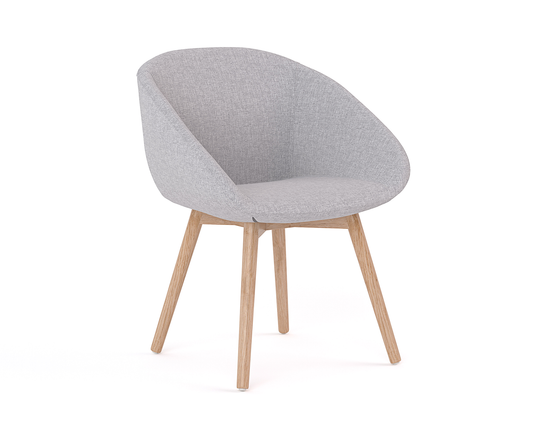 Knight Camellia Timber Base Chair