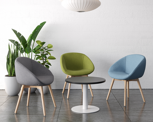 Knight Camellia Timber Base Chair