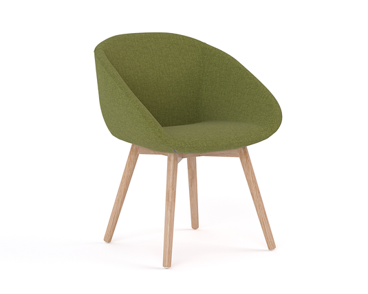 Knight Camellia Timber Base Chair