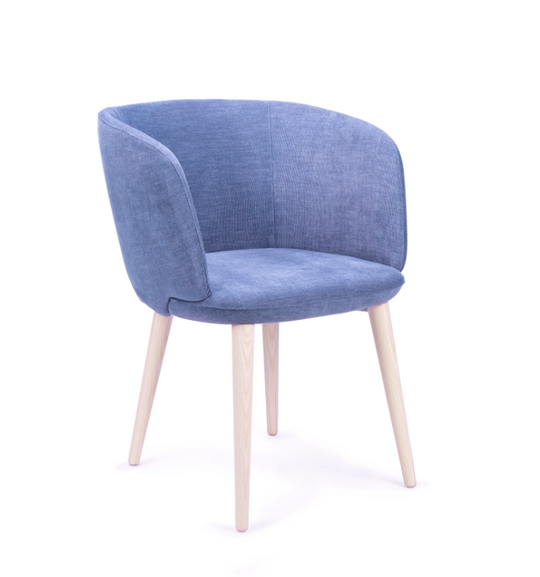 Chair Solutions Ella Timber Natural Leg Chair