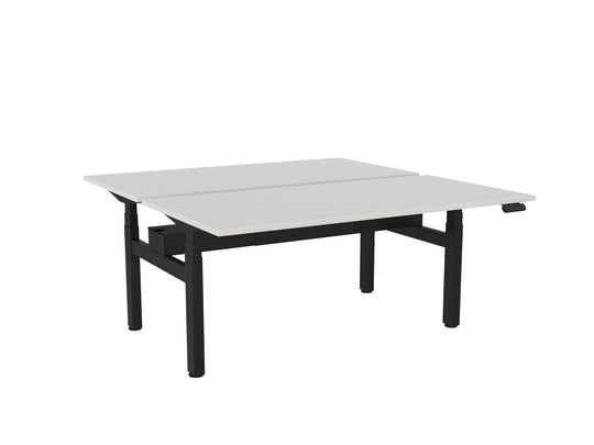 Knight Haven Electric Double Sided Desk - Black Frame