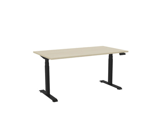 Knight Haven Electric Single Sided Desk - Black Frame