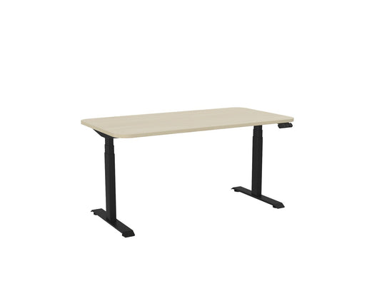 Knight Haven Electric Single Sided Desk - Black Frame