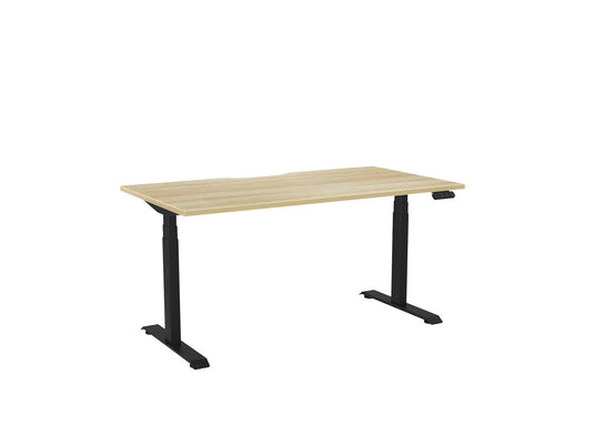 Knight Haven Electric Single Sided Desk - Black Frame