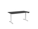 Knight Haven Electric Single Sided Desk - White Frame
