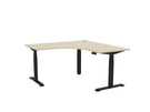 Knight Haven Electric 90° Workstation - Black Frame