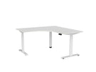 Knight Haven Electric 90° Workstation - White Frame