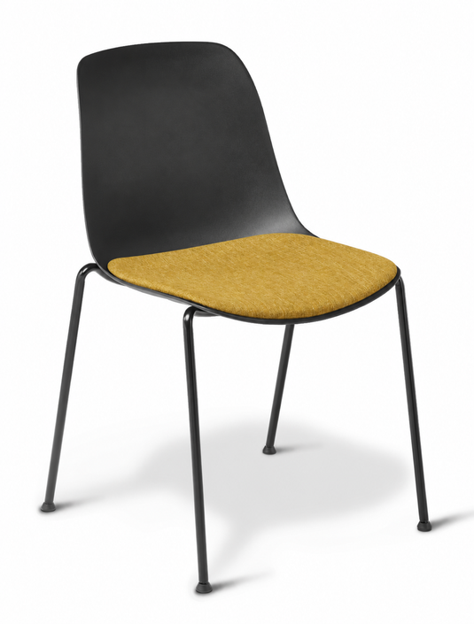 Eden Juna 4-Leg Chair - Seat Upholstered