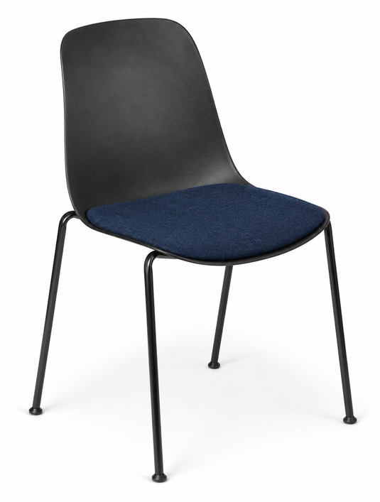 Eden Juna 4-Leg Chair - Seat Upholstered