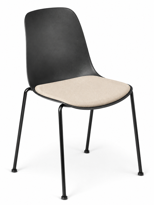 Eden Juna 4-Leg Chair - Seat Upholstered