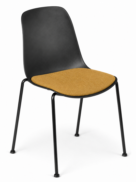 Eden Juna 4-Leg Chair - Seat Upholstered