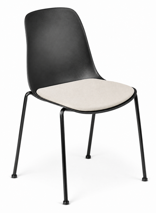 Eden Juna 4-Leg Chair - Seat Upholstered