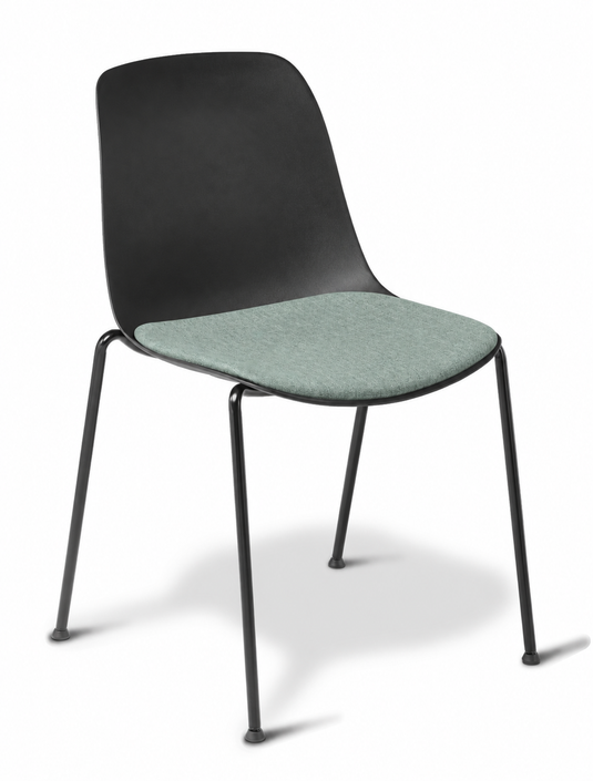 Eden Juna 4-Leg Chair - Seat Upholstered