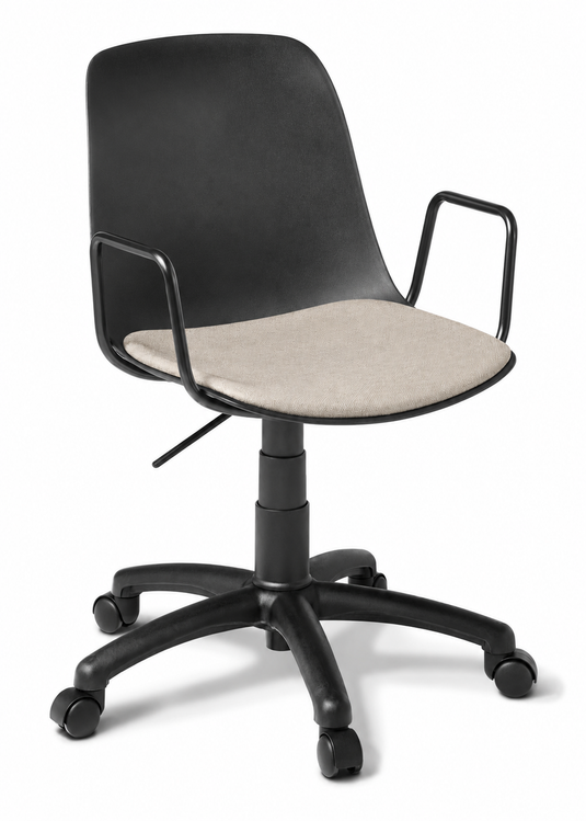 Eden Juna 5-Star Swivel Chair - Seat Upholstered