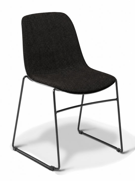 Eden Juna Sled Chair - Fully Upholstered