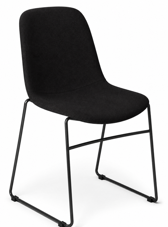 Eden Juna Sled Chair - Fully Upholstered