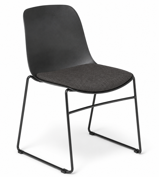 Eden Juna Sled Chair - Seat Upholstered