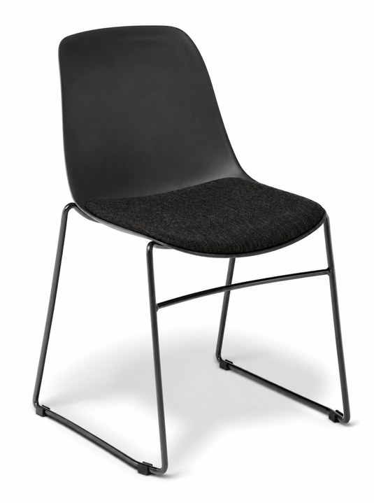 Eden Juna Sled Chair - Seat Upholstered
