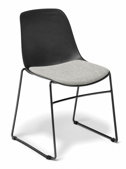 Eden Juna Sled Chair - Seat Upholstered