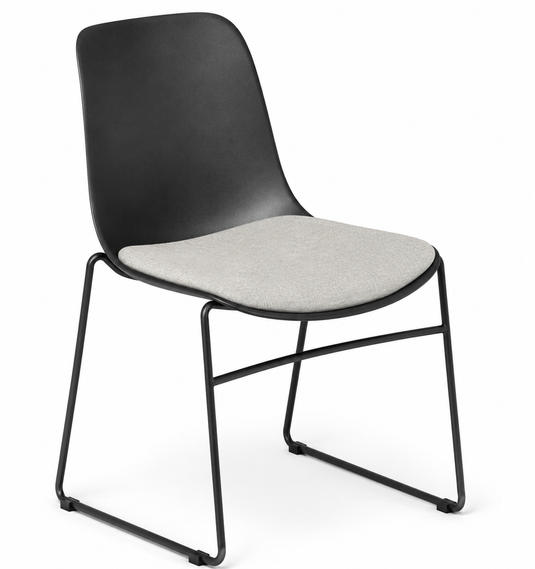 Eden Juna Sled Chair - Seat Upholstered