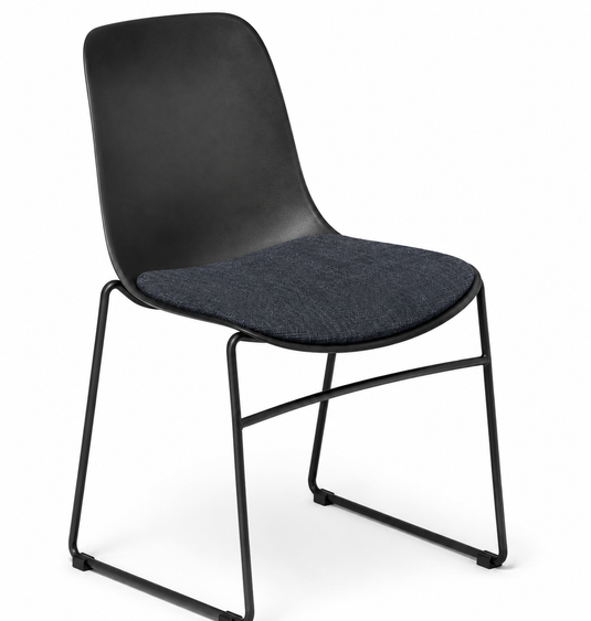 Eden Juna Sled Chair - Seat Upholstered