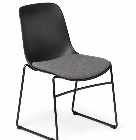 Eden Juna Sled Chair - Seat Upholstered