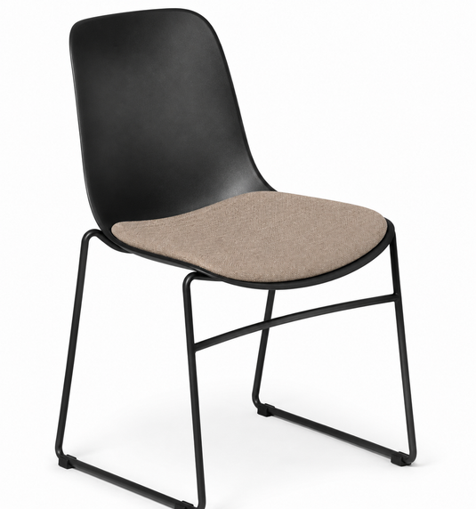 Eden Juna Sled Chair - Seat Upholstered