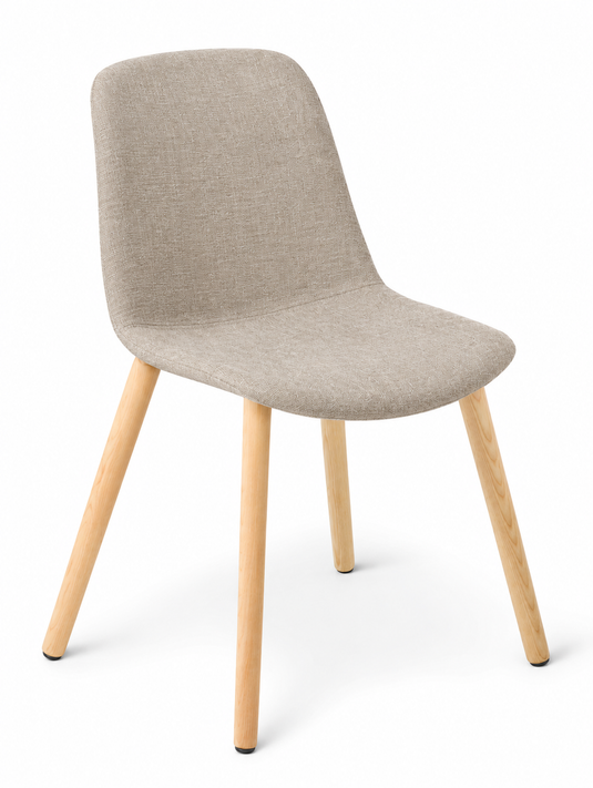 Eden Juna Timber Leg Chair - Fully Upholstered