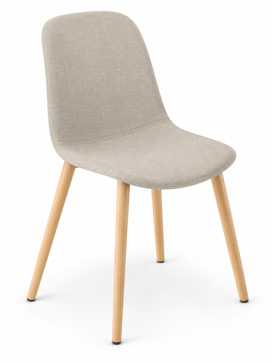 Eden Juna Timber Leg Chair - Fully Upholstered